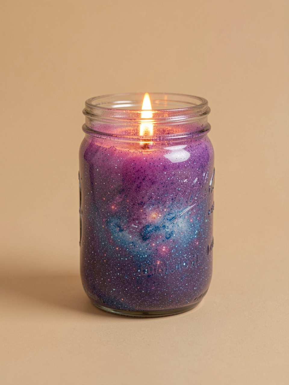 Styled candle scene